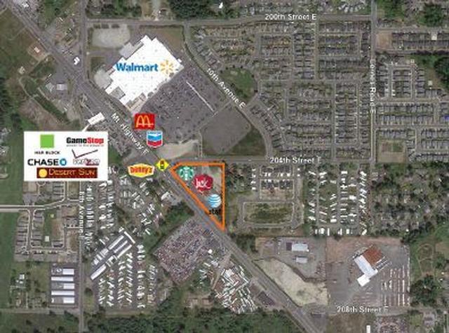 Granite Ridge Commercial Pad - Lot 4 24th Street E & Mt. Highway Spanaway, WA Building SQFT: 6,296 Max SF: 41,844 41,844 Asking Rate PSF: $3.12 Pad available as ground lease! Join Jack in the Box, $5.