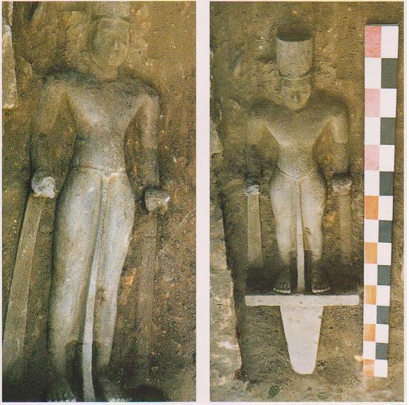 Tượng thần Vishnu, niên đại thế kỷ VI, cao 1.6 m, khai quật tại Đồng Tháp năm 1998 (Võ Sĩ Khải 2000) Tại sao Phù Nam lại quan trọng ở giai đoạn đầu của kết nối trên Biển Đông?