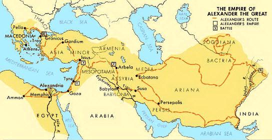 STORY OF THE GREEKS WEEK 12 AFTER YOU READ: Map Work: On a map of the ancient world, find the following places so you can trace Alexander s travels and conquests: Troy, Granicus River, Sardis,