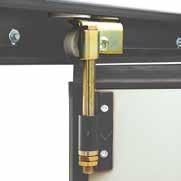 Locking without lock Specification as described, however with aluminium espagnolette lever and handle, painted