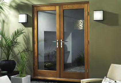 Outer frame height: 2074mm Security lift-on and lift-off hinges prevent the doors being lifted off by intruders Matching