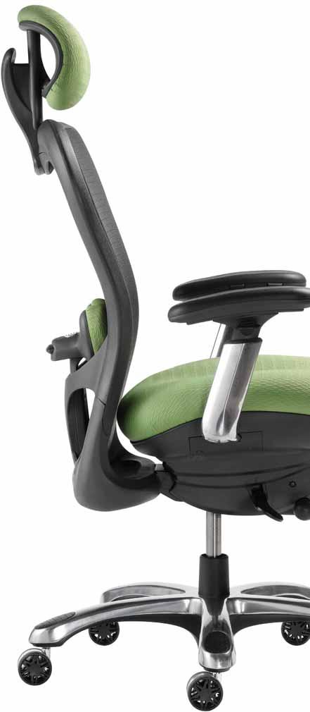 The Most Comfortable Chair In The World. PERIOD. HEADREST Adjusts up/down with an innovative coat hook built into it s design. ENERSORB foam provides comfort and support.