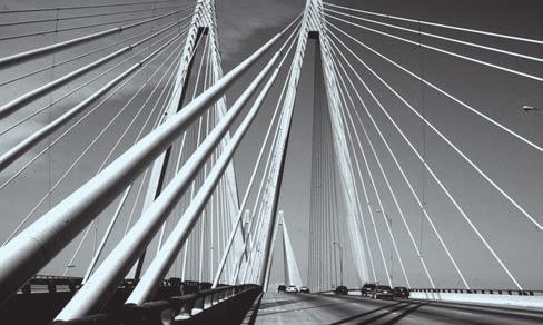 Cable-Stayed Bridges The first modern cable-stayed bridge was completed in Sweden in 1956. Cable-stayed bridges were created as an economical way to long distances.