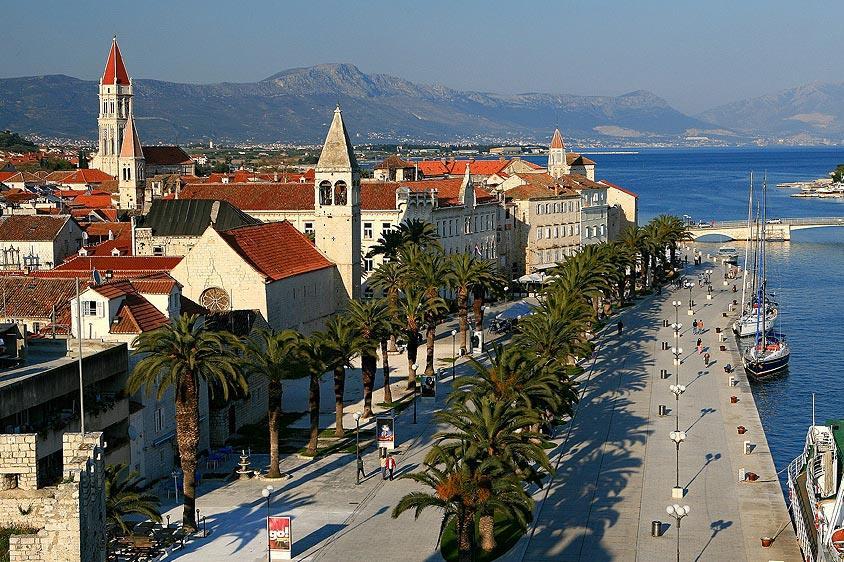 Trogir, a town which today is on the UNESCO list of the World Cultural Heritage as