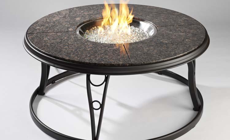 British granite table top will last forever 42 round top great for entertaining Optional