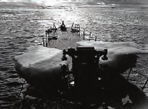 Credit: US Navy Ice on the deck of USS Carp during an Arctic expedition in 1948. were available for the western Arctic, but NEL provided its single submarine to begin work.