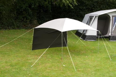 all 140cm Roof 180cm Max ength: 500cm COOUR OPTIONS: GREEN/GREY BUE/GREY ESPRESSO/MUSROOM GRAPE/GREY Colour matched to the SunnCamp tent range Sun Canopy roof panel igh line window panel Four steel
