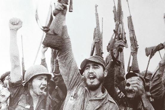 Revolutionaries led by Fidel Castro began to rise up against the government. In 1953, Fidel Castro and 150 revolutionaries try to overthrow the government.