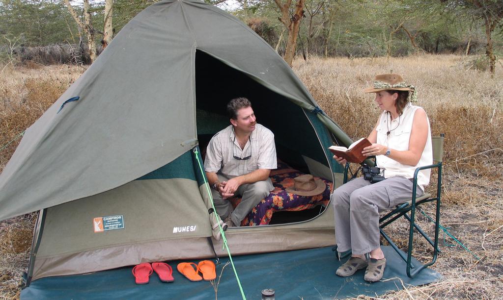 DAY 4 ELWAI BUSH CAMP NGORONGORO CONSERVATION AREA Deeper Africa at Ngorongoro Bush Camp.