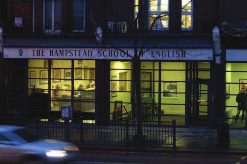 Do strogega centra Londona vas loči le 25 minut vožnje. Leta 1977 ustanovljena šola Hampstead School of English nudi visoko kakovostne tečaje skozi celo leto.