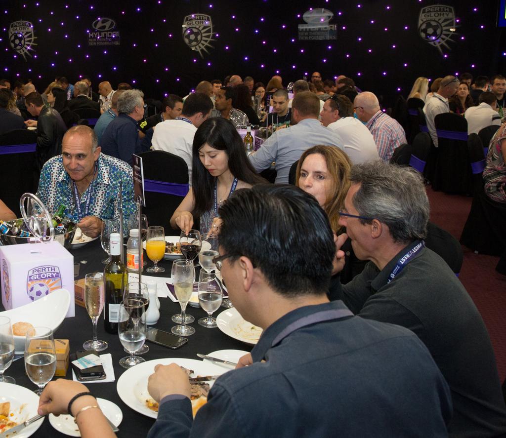 YOUR CHAIRMAN S FUNCTION PACKAGE INCLUDES: Exclusive 1 hour, pre-match, fine dining, three course meal, inclusive of premium wines, beers and soft drinks Dedicated MC and Chairman s address VIP Q&A