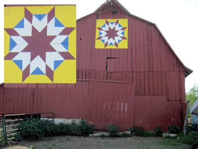 9. Harvest Star James & Jackie Reuter 6048 HWY HH Jackie learned about the Barn Quilt Tour while attending a festival at Boone's Lick State Park with her mother.
