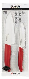 Revolution Knife Sets Clear box with hanger tab for easy