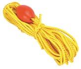 The 50 ft premium polypropylene braided floating rope has 900 lb breaking strength. Unique knit rope provides a degree of stretch while also providing ultimate strength.