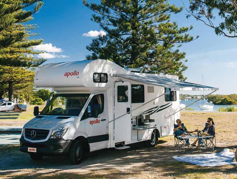 APOLLO AUSTRALIA Hiring an Apollo Motorhome allows you the space and freedom to travel at your own pace and combines your transport with