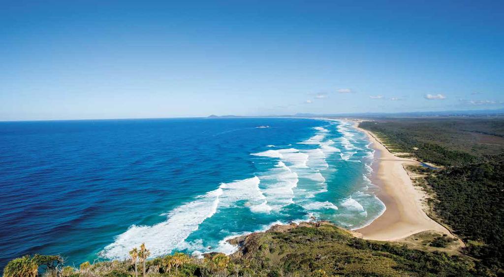 THE PACIFIC COAST The coastline of New South Wales is home to a diverse range of beaches, bays and laid back towns.