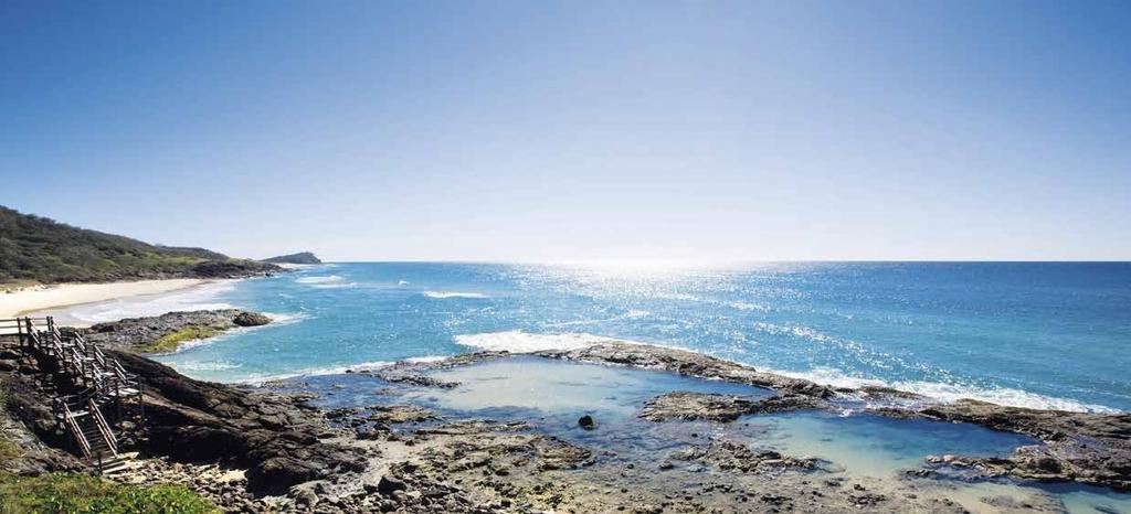 AUSTRALIA S NATURE COAST Starting north of Brisbane, this coastline is home to a pristine stretch of beaches, with chilled-out coastal towns and national parks overlooking the Pacific Ocean.
