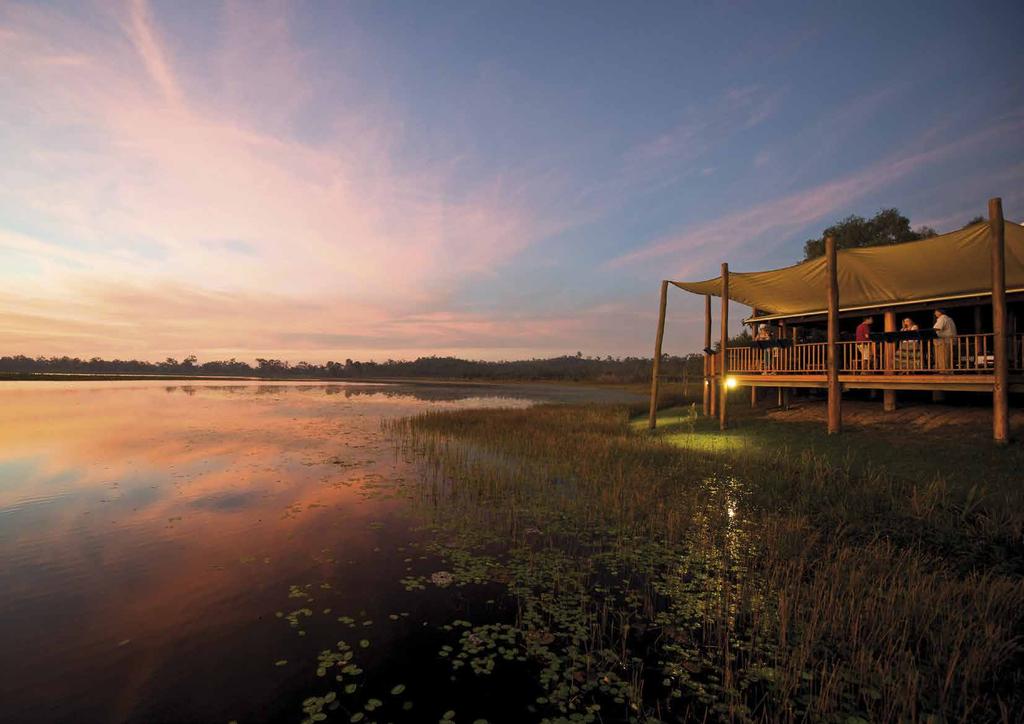 UNIQUE EXPERIENCES UNIQUE EXPERIENCES Jabiru Safari Lodge Located within the 2000-hectare
