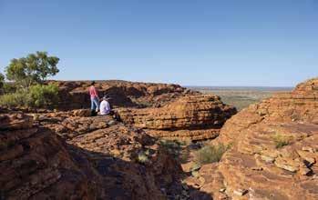 DISCOVER THE RED CENTRE With a number of incredible natural sights on the road from Alice Springs to Uluru-Kata Tjuta National Park, spending a few days exploring this area is essential.