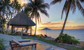 Nanuya Island Resort Nestled in the pristine Yasawa Group, fringed by palms and azure waters, Tree Top bures are up on the