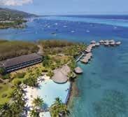 REDUCED RATES - Selected dates FROM 95 PER ADULT MOOREA Manava Beach Resort Situated on 21-acres of white sand beach, two miles from Cook s Bay.