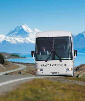 GRAND PACIFIC TOURS Grand Pacific Tours are market leaders and recognised as Ne w Zealand Coach Holiday specialists.