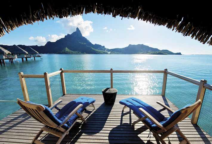 FROM 333 PER ADULT Intercontinental Thalasso Spa Situated on Motu Pita Aau, two hearts in Tahitian.