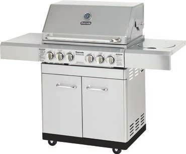 BBQ WITH WINDOW 552900 304 stainless steel & vitreous enamel construction Rollback double lined hood