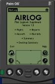 37 AirLog Pilot Logbook V3 7 AirLog For Palm OS AirLog makes it easy for you to log your flights while you are away and upload to your logbook later with the new AirLog for Palm OS suppliment.