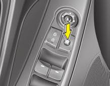 Karakteristike vašeg vozila NAPOMENA Automatsko zaustavljanje vozačevog prozora je moguće samo kada se koristi automatsko podizanje prozora, potpunim povlačenjem prekidača.