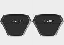 Karakteristike vašeg vozila Tip A Ukoliko želite da displej ponovo očitava ECO režim rada, pritisnite RESET dugme duže od 1 sekunde u toku ECO OFF režima rada, ECO ON indikator će biti prikazan na