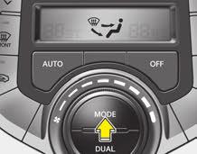 Karakteristike vašeg vozila Ručno podešavanje grejanja i hlađenja Grejanjem i hlađenjem se može upra-vljati ručno, kao i pritiskom na drugu dugmad osim na dugme AUTO-auto-matsko regulisanje grejanja