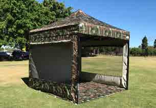 ITEM - CAMO Size Roof Canopy Weight POLY Fabric