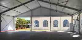 CREST MARQUEES FUNCTION STANDARD 2 The Function Standard 2 is the start for our professional 3m bay event range.