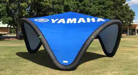 INFLATABLE MARQUEES OMEGA 7 HIGH PRESSURE The Omega-7 is a high-pressure inflatable marquee.