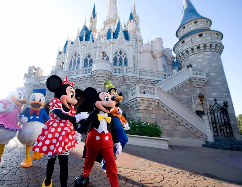 Florida Walt Disney World Five days/four nights Round-trip air transportation from home city to Orlando, Florida for two adults and two