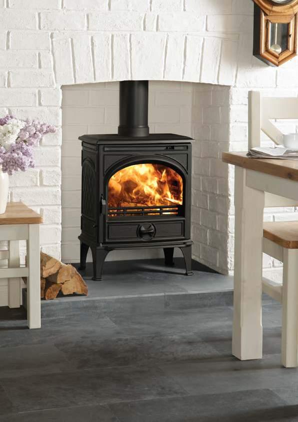 Dovre 425 multi-fuel stove in traditional Matt Black Cast Iron Performance 02 Dovre takes its company name from a range of