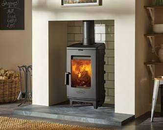 Brut Woodburning Stoves One of the most striking models in the Dovre range, the Brut is a designer stove that couples avant-garde styling with solid construction, presented in either Matt Black or