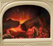 using the unique VeriFlame technology. The additional option of a subtle blue flame effect on the highest level makes the stove s log fire one of the most authentic available.