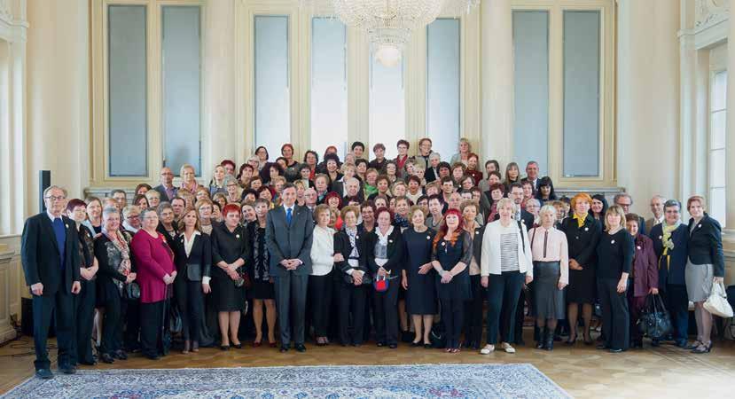 Ob 30-letnem jubileju je predsednik Republike Slovenije Borut Pahor sprejel predstavnike Društva onkoloških bolnikov Slovenije.