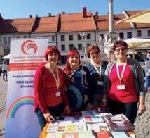 Osrednji dogodek Veseli dan prostovoljstva se je tudi letos odvijal na Prešernovem trgu v Ljubljani, 17.