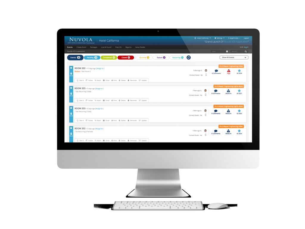 Services Enhanced Hotel Communication For Desktop Access One comprehensive dashboard that provides a clear visual of what is happening in your hotel at all times.