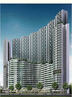 T 2 mid-up segment condominium towers with 440 units