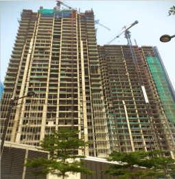mid-segment condominium towers with 2,621 units Average