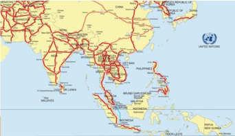 Trans-Asia Highway network links 32 countries by road along 141,000km TOLL ROAD PROJECTS I N F R A S T R U C T U R E P R O J E C T Merak Jakarta Tangerang Ciawi Sukabumi Sections Length