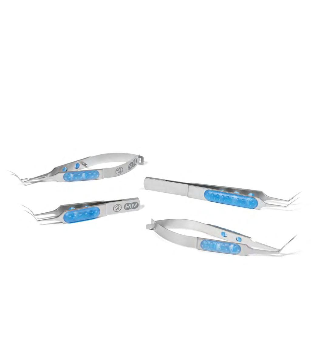 8 Capsulorhexis Forceps Malosa s range of Capsulorhexis Forceps are among the finest and most precisely engineered Single-Use instruments for Continuous Curvelinear