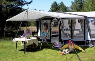 Suncanopies Calypso 211,- The Calypso front suncanopy is designed especially for the awning Pioneer Easy-Door. The Calypso is fastened Castel 218,- on the poles on top of the overhang of your awning.