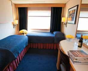 L30 DINING ROOM S79 S77 S80 S78 P59 P57 P55 P53 P51 P49 P60 P58 P56 P54 P52 P50 OBSERVATION LOUNGE cruise & land rates PER PERSON, DOUBLE OCCUPANCY category description rate E Outside cabins with two