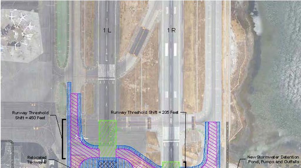 Runways 1-19 Preferred Alternative Proposed project