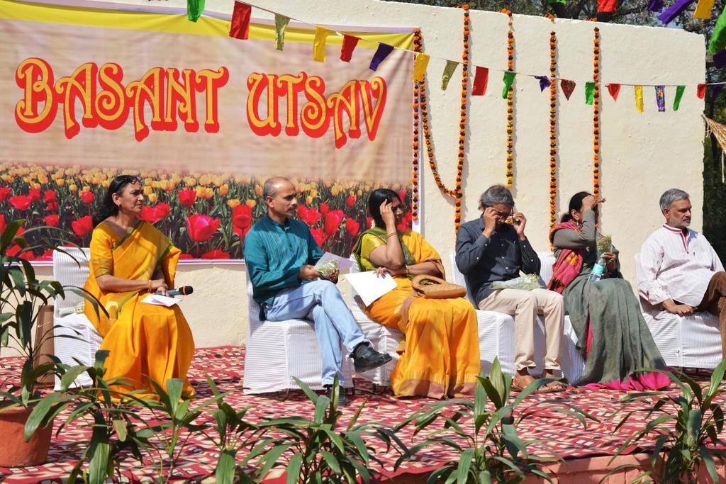 5. February 18 th The cultural clubs of JNU organised and participated in Basant Utsav 2017, a spring